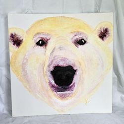 Wildlife Art Giclée Canvas Print, 18"x18", Signed By Artist