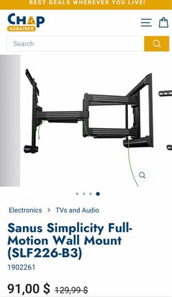 Full Motion TV Wall Mount Bracket