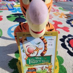 Disney Tiger The Movie Dvd Plus Tiger Animal Stuff.