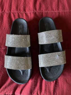 Diamond Platform Sandals