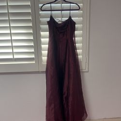 Maroon/burgundy Evening Dress--size 10