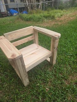 Rustic patio chair