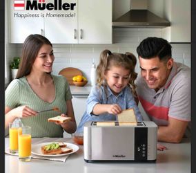 Mueller UltraToast 4 Slice Stainless Steel Toaster – New (Open Box)