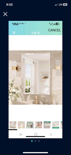 TOKESHIMI VANITY ALL GLASS WALL MIRROR