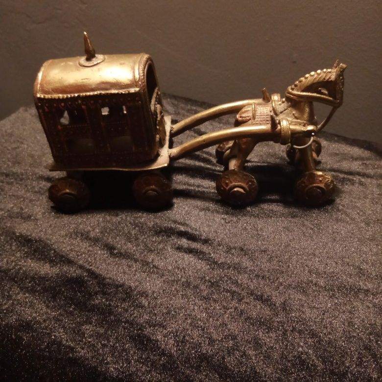 Antique India Temple Horse And Carriage Toy for Sale in Chino Hills, CA