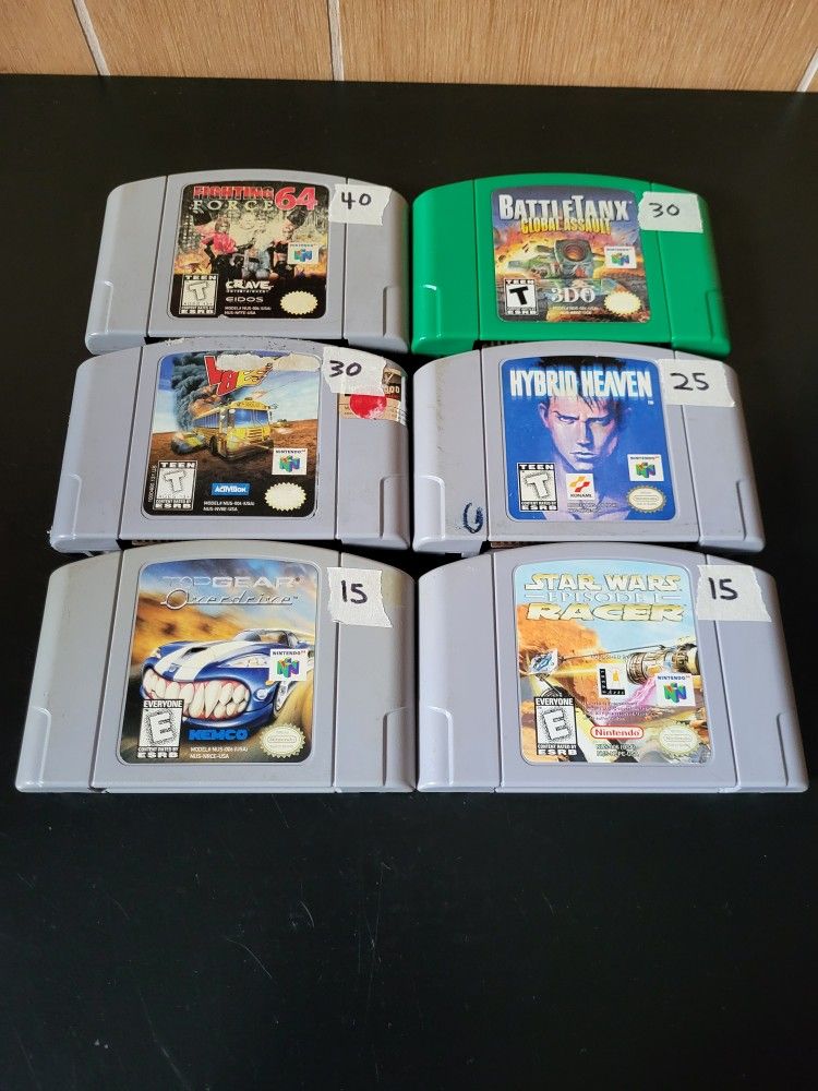 Nintendo 64 Games N64