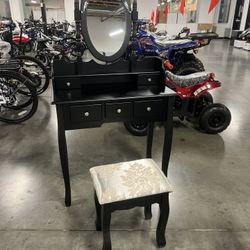 Vanity Makeup Dressing Table Stool Set 