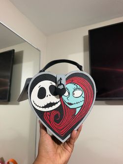 Jack Skellington and Sally Crossbody Bag