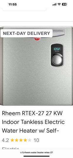 Rheem Tankless Electric Water Heater