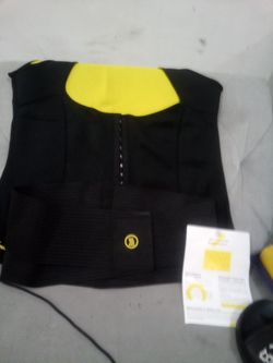 Hot shapers vest and stomach wrap
