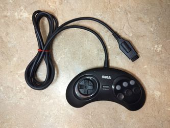 Original Sega Genesis 6-Button Controller - Model MK-1653 - Excellent Condition