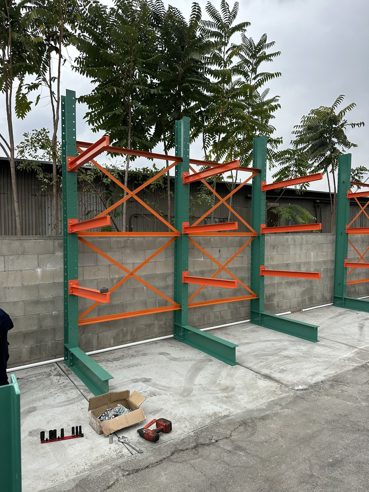 New Cantilever Racking- Pipe Racks, Sheet Metal Storage, Lumber Rack ...
