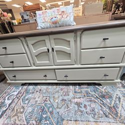 Dresser Refinished Soft Sage Green