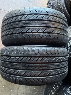 Pair of 245 40 18 Continental pro contact tires