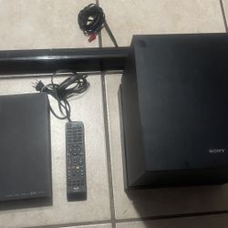 Sony Surround Sound Speaker Bar Bass Subwoofer Receiver