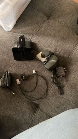 Plantronics CO54 wireless headset, base and phone handle lever