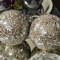 Crackle Orbs 4” $10/each