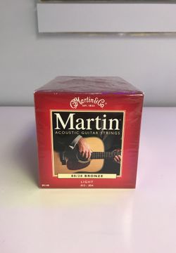Acoustic Martin guitar strings (Light)