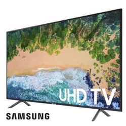 50" Samsung 4K Smart TV (UN50NU7100) - For Parts / Repair (Legs & Remote Included!) 