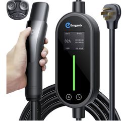 Tesla Mobile Charger, 32A/240V - 7.68KW Portable Home Charging Cable for Model 3/Y/S/X