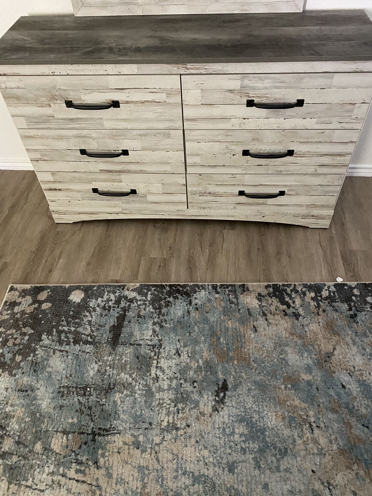 Almost New Queen Bedroom Set. Mattress And Box Spring Included for Sale