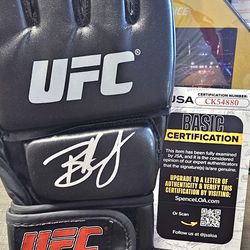 Brock Lesnar  SIGNED (JSA COA) UFC Glove autographed MMA WWE
