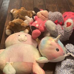 Assorted Stuffed Animals 