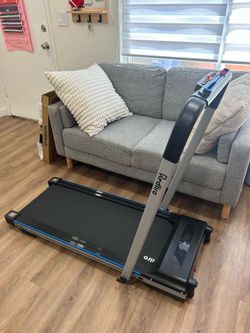 Foldable eletric treadmill