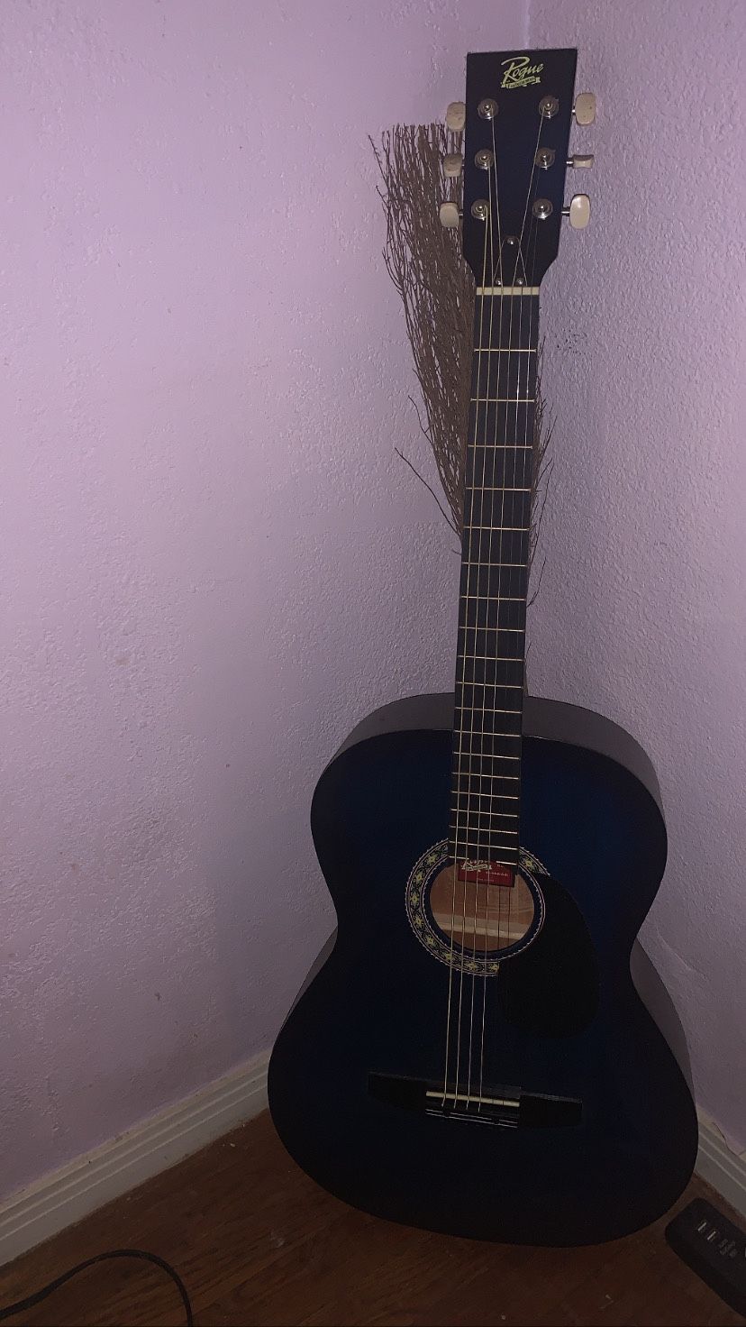 Rogue Starter Acoustic Guitar ~ BLUE BURST