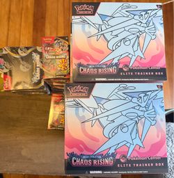 Pokemon Center Chaos Rising ETB + booster Bundle+Booster Box