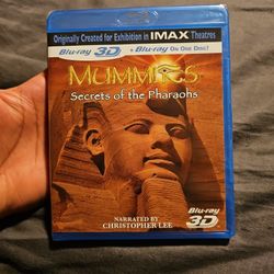 Mummies Secret of The Pharaoh's 3D & 2D Bluray 