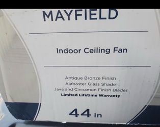 New ceiling fan $75
