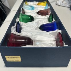 Authentic Murano Glass Mini Stemware Set – Made in Italy