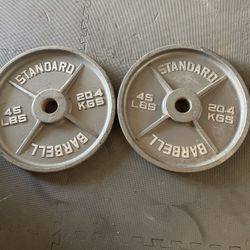 Olympic Weight Plates.       80 Dollars 