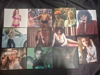 Big lot of 143 photos, prints, posters 8x10 - celebrities, movies & TV shows