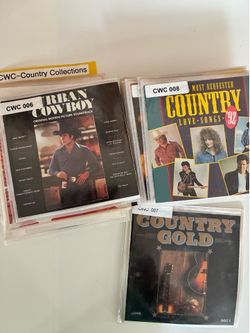 Country Music CD Collection – 40+ CDs – Classic Country, 90s Country & Dance Hits