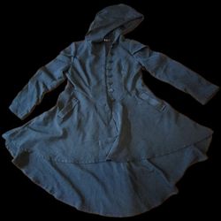 Gothic Anime Fairycore Fantasy Hood Coat