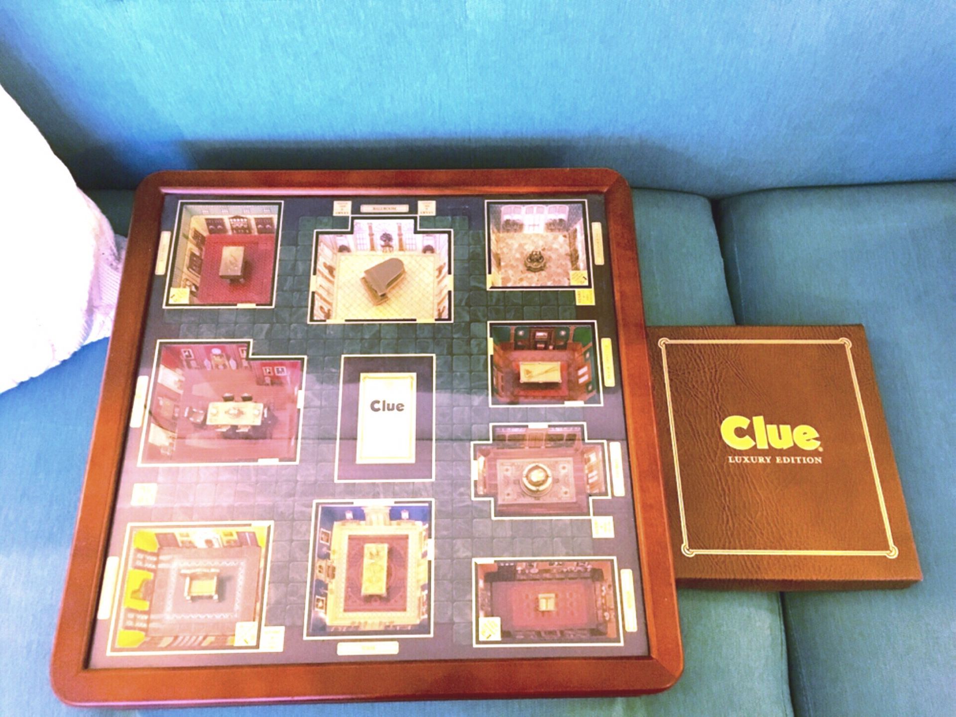 Clue luxury edition 3D room furniture board game Cluedo