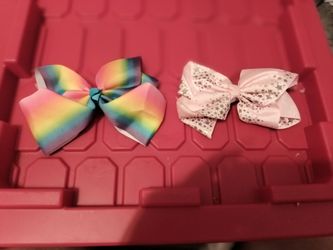 Girls Ribbon Hair Bows Set of 12