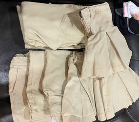 Toddler girls khahi pants and skirt’s
