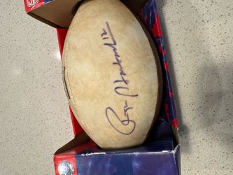 Roger Staubach Dallas Cowboys NFL Autographed Football in box, No COA