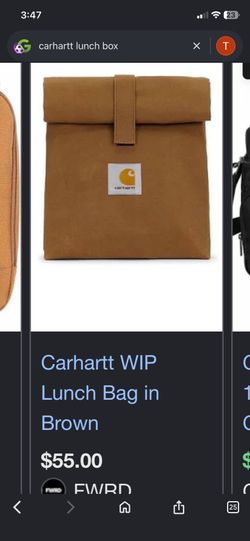 LOW PRICE MOVING- NEW RARE CARHARTT LUNCH BAG