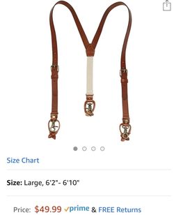 New in box suspender multiple sizes