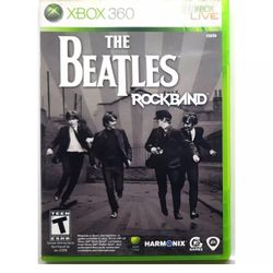 The Beatles Rock Band - Microsoft Xbox 360 Authentic Game 