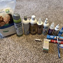 Dog Coat And Tooth Care Lot