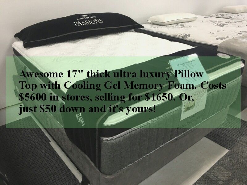 Awesome Brand New 17" thick Pillow Top
