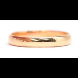 Superb Edwardian 22ct gold wedding ring Hallmarked Birmingham 1905