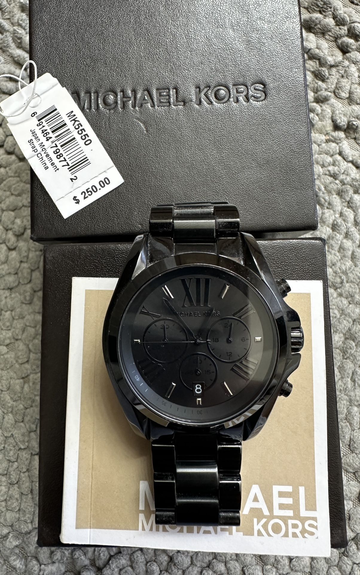 Michael Kors Watch All Black