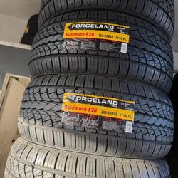 265/50R20 Forceland Set Of 4 New Tires 