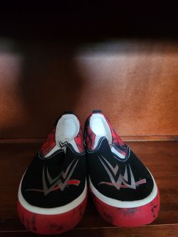 WWE Slip-On Sneakers Size 8.5